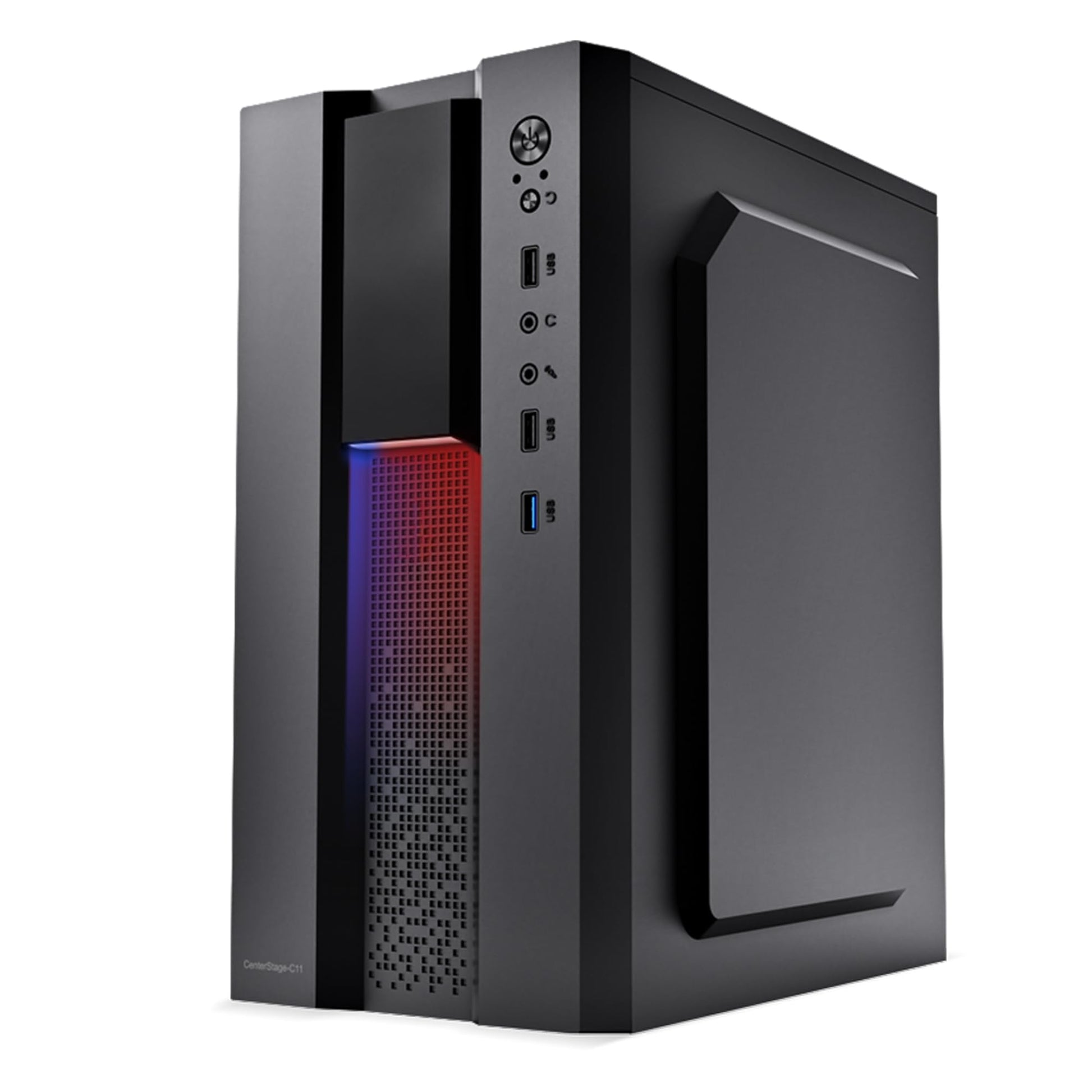 Pratyush KK5 Tower Desktop Computer PC - Core i5-4570 Processor CPU (3.2GHz) | 16GB DDR3 RAM | 512GB M.2 SSD | WiFi | HDMI/VGA | RGB Lighting | HD Graphics | Pre-Installed Win11 OS and Softwares