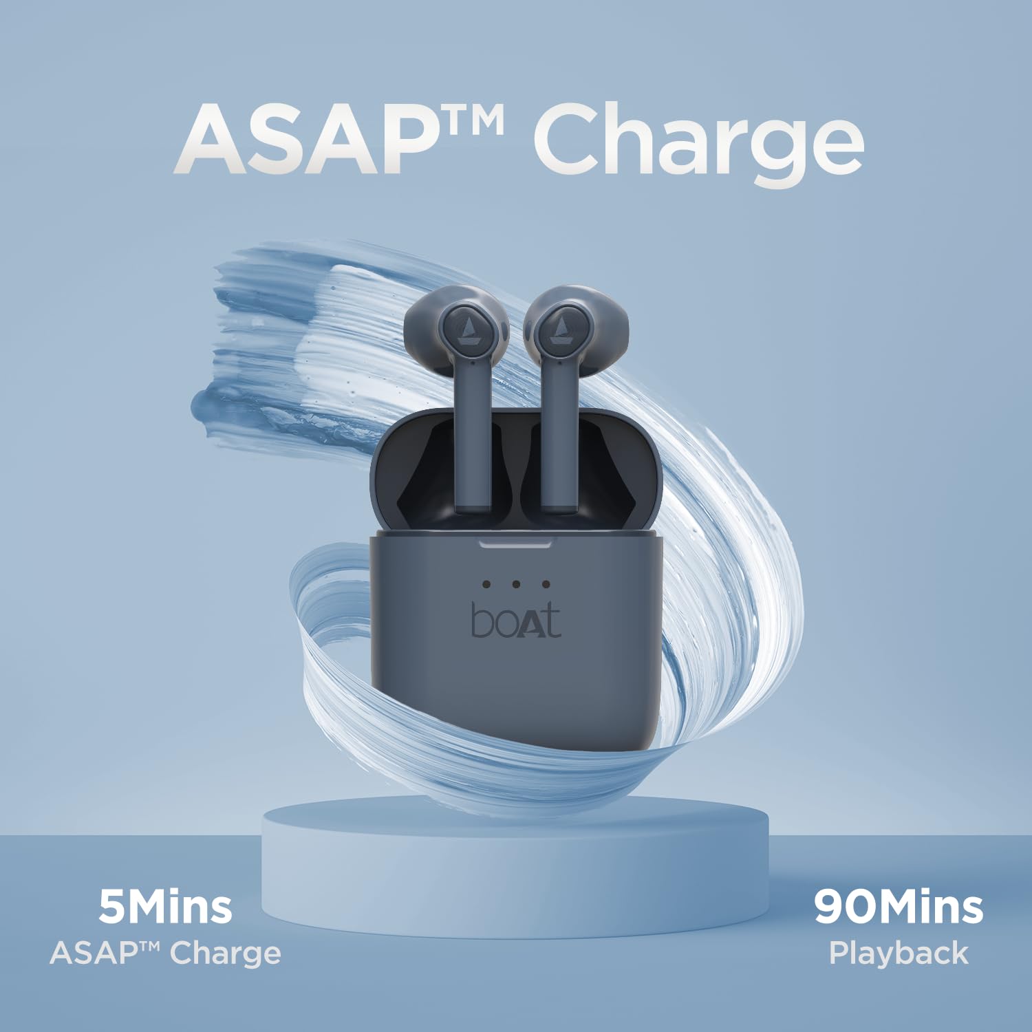 boAt Airdopes 131 Bluetooth Truly Wireless in Ear Earbuds with Mic (Midnight Blue)