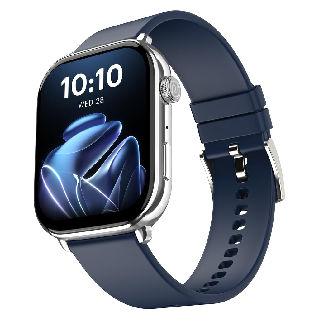 Noise Pulse 4 Max Smart Watch with AI Create (India's 1st Ever with Unlimited Watch Faces), AI Search, 1.96" AMOLED Display, Functional Crown, Premium Metallic Finish, Health Suite (Jet Black)
