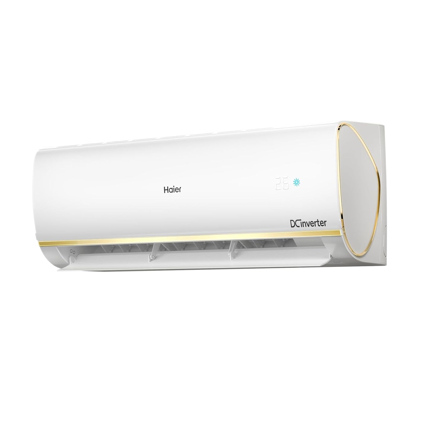 Haier 1 Ton 3 Star Triple Inverter Split AC (3470 Watts, Copper, 4-Way Swing, 7 in 1 Convertible, Frost Self Clean, HD Filter, Cools at 60°C, 20mtrs Air Throw - HSU13K-PYSG3BN-INV,White)