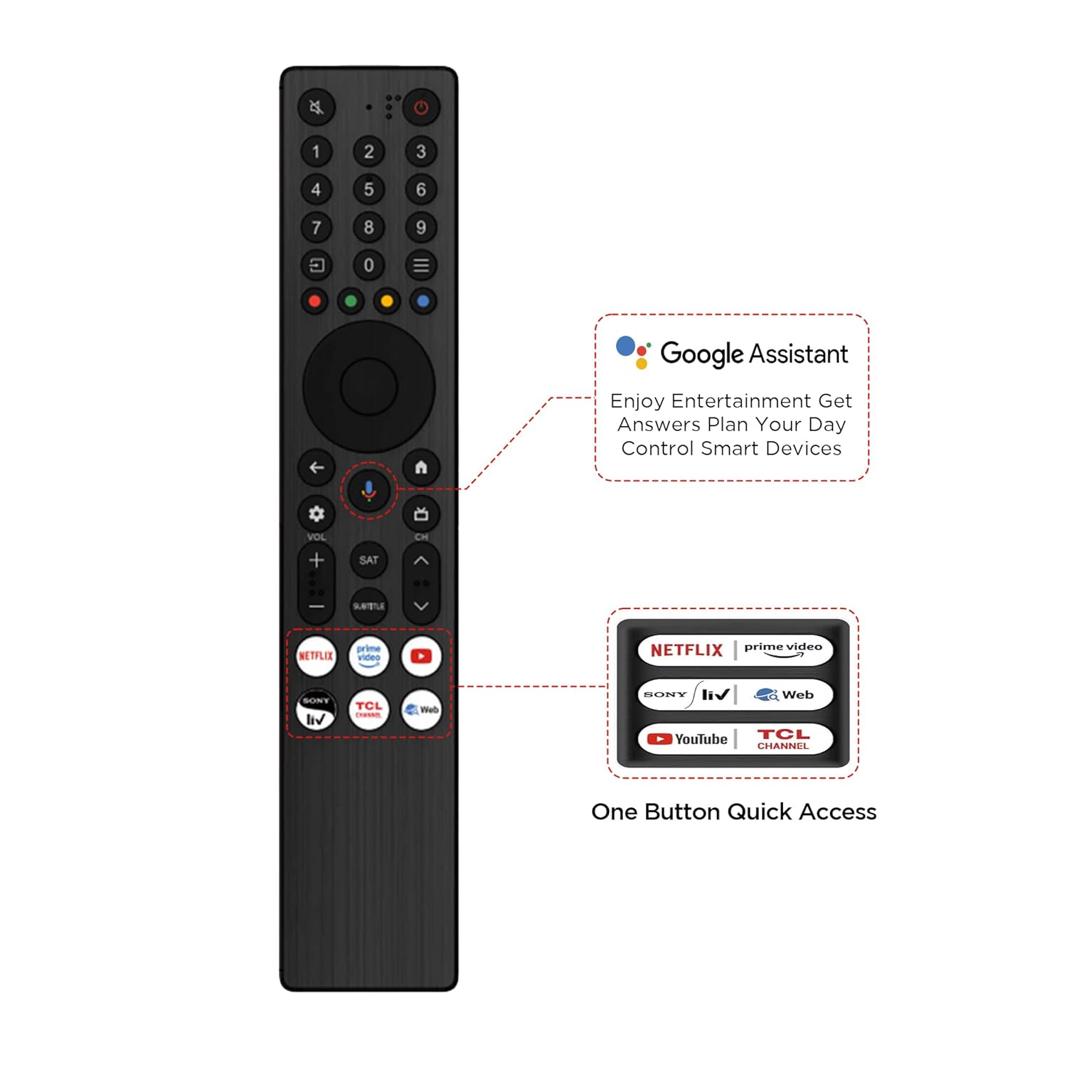 TCL 139 cm (55 inches) 4K UHD Smart QD-Mini LED Google TV 55Q6C