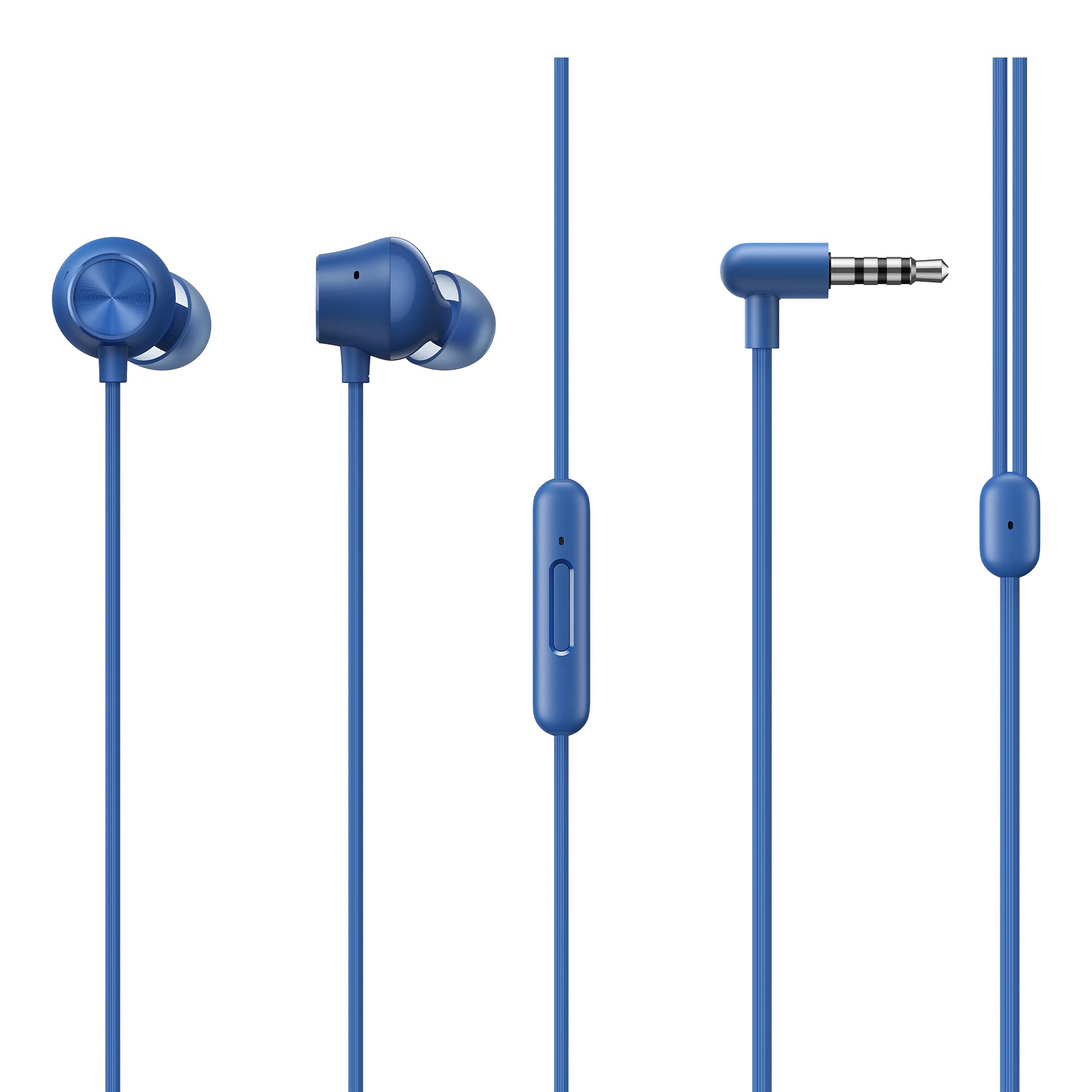 realme Buds 3 (3.5 mm) Wired in Ear Earphones with Mic (Black)