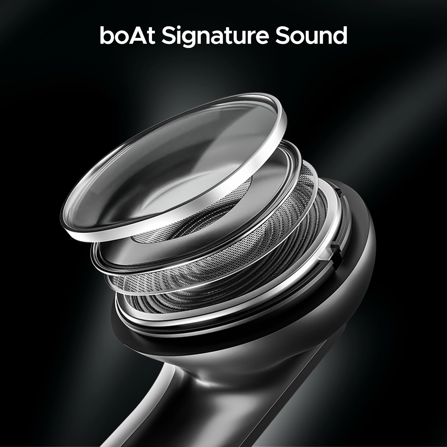 boAt Airdopes 91 Prime, 45HRS Battery, 13mm Drivers, Metallic Finish, Low Latency,ENx Tech, Fast Charge, v5.3 Bluetooth Earbuds, TWS Ear Buds Wireless Earphones with mic (Sonic Silver)