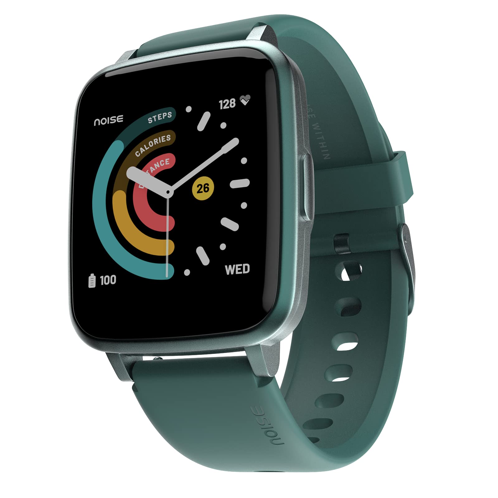 Noise Pulse 4 Max Smart Watch with AI Create (India's 1st Ever with Unlimited Watch Faces), AI Search, 1.96" AMOLED Display, Functional Crown, Premium Metallic Finish, Health Suite (Jet Black)
