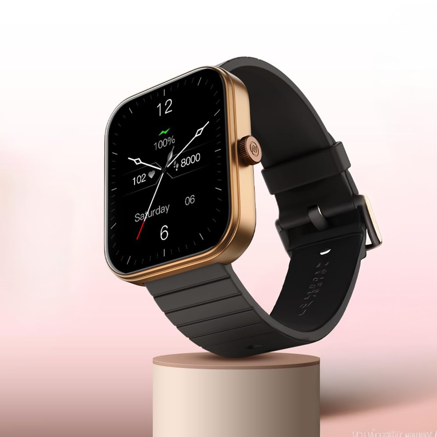 Noise ColorFit Pulse 3 with 1.96" Biggest Display Bluetooth Calling Smart Watch, Premium Build, Auto Sport Detection & 170+ Watch Faces Smartwatch for Men & Women - Midnight Black