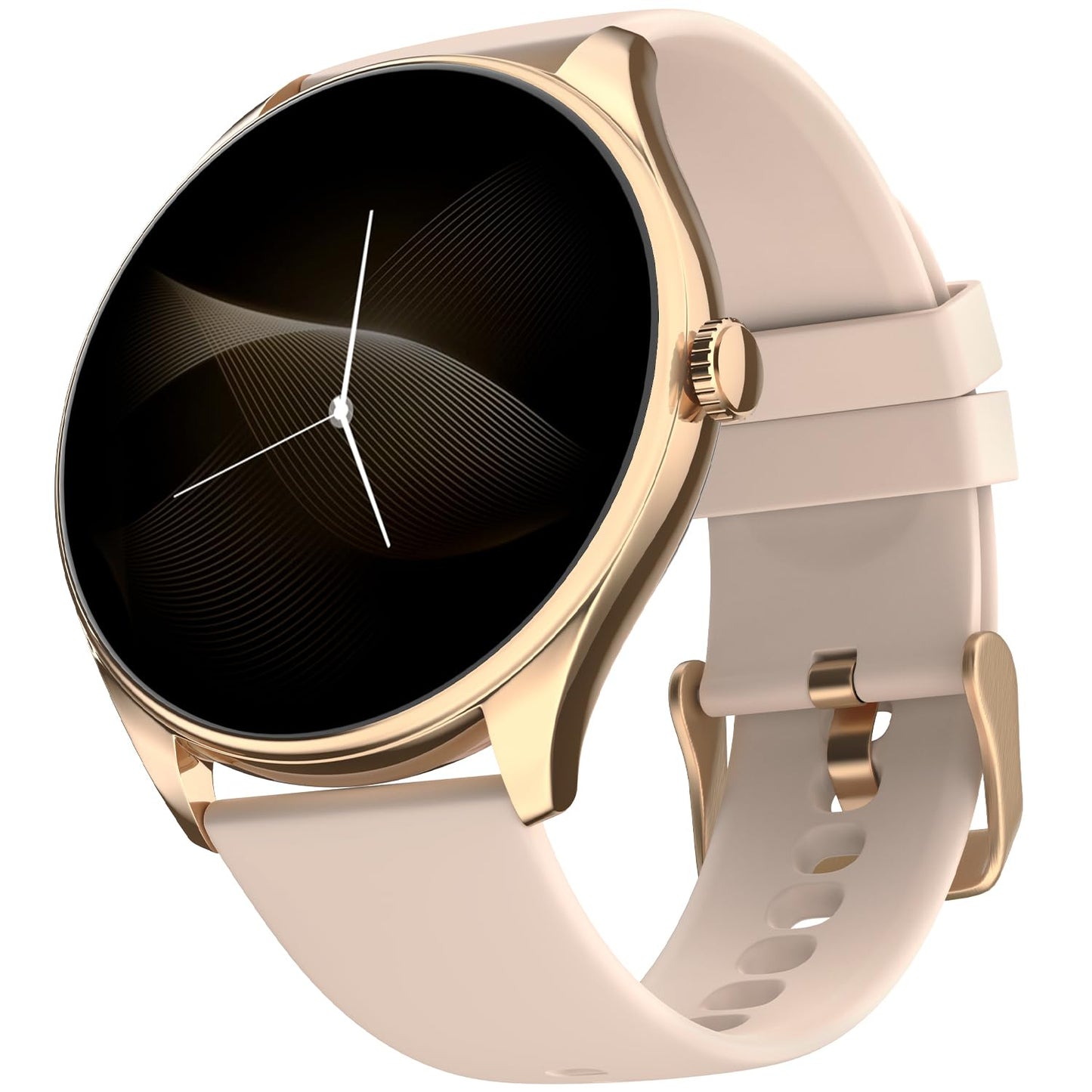 Noise Twist Round dial Smart Watch with Bluetooth Calling, 1.38" TFT Display, up-to 7 Days Battery, 100+ Watch Faces, IP68, Heart Rate Monitor, Sleep Tracking (Jet Black)