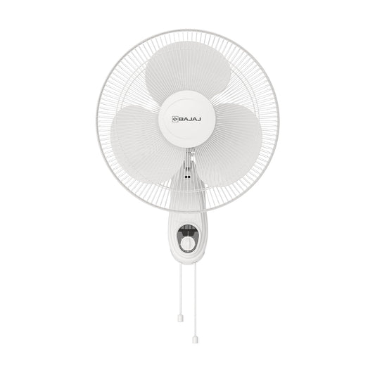 Bajaj Frore Neo 400 MM Wall Mount Fan | Wall Fan For Kitchen & Home | Smooth Oscillation | 100% Copper Motor | High Air Delivery | 3-Speed Control | Rust Free | 2-Yrs Warranty 【White】