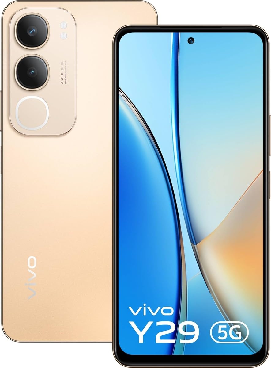 Vivo Y29 5G (Glacier Blue, 6GB RAM, 128GB Storage) with No Cost EMI/Additional Exchange Offers