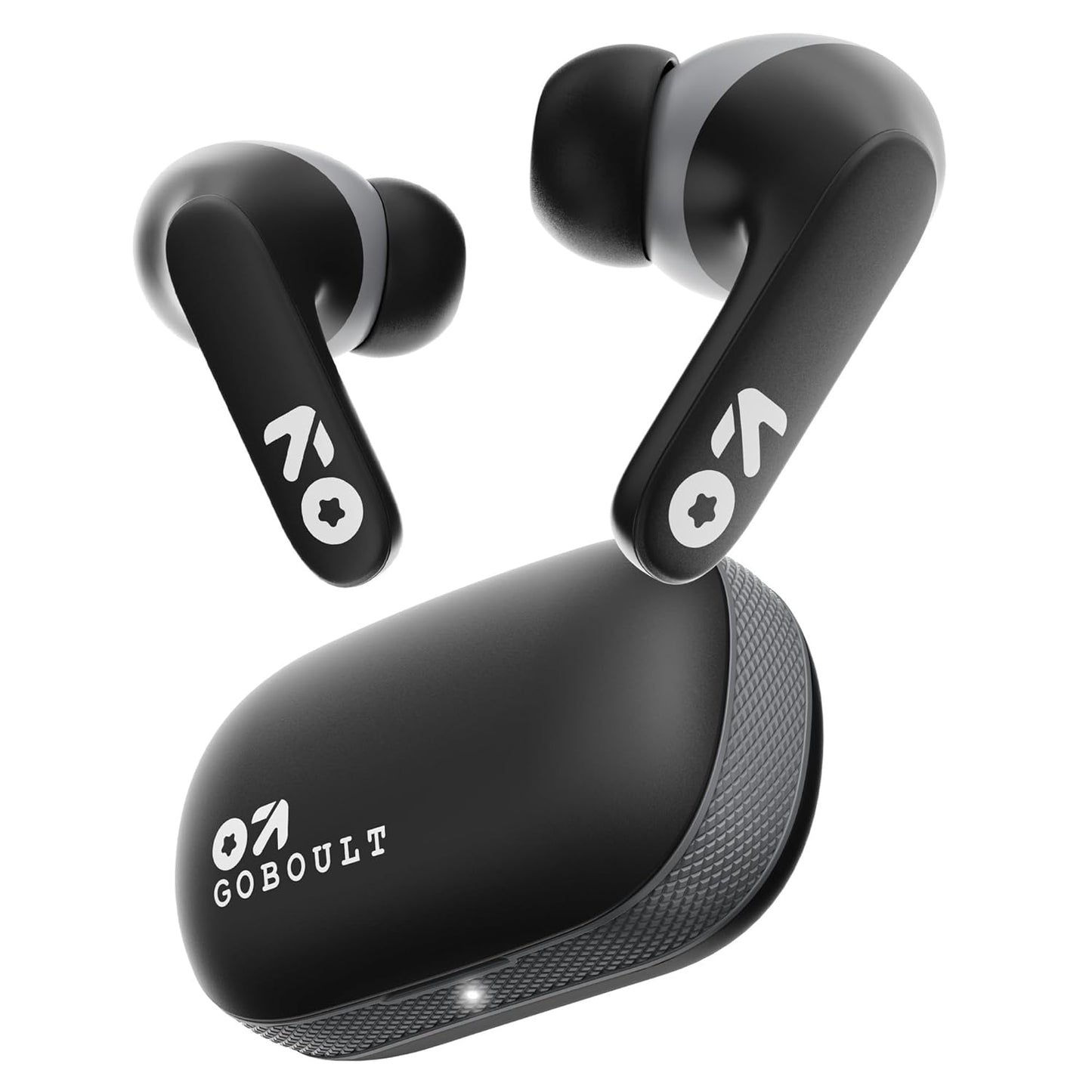 Boult GOBOULT Z20 Truly Wireless Bluetooth Ear Buds with 51H Playtime,Zen Calling ENC Mic,Made in India,Low Latency Gaming,Touch Controls,Rich Bass Drivers,TWS Earbuds Bluetooth Wireless(Jet Black)