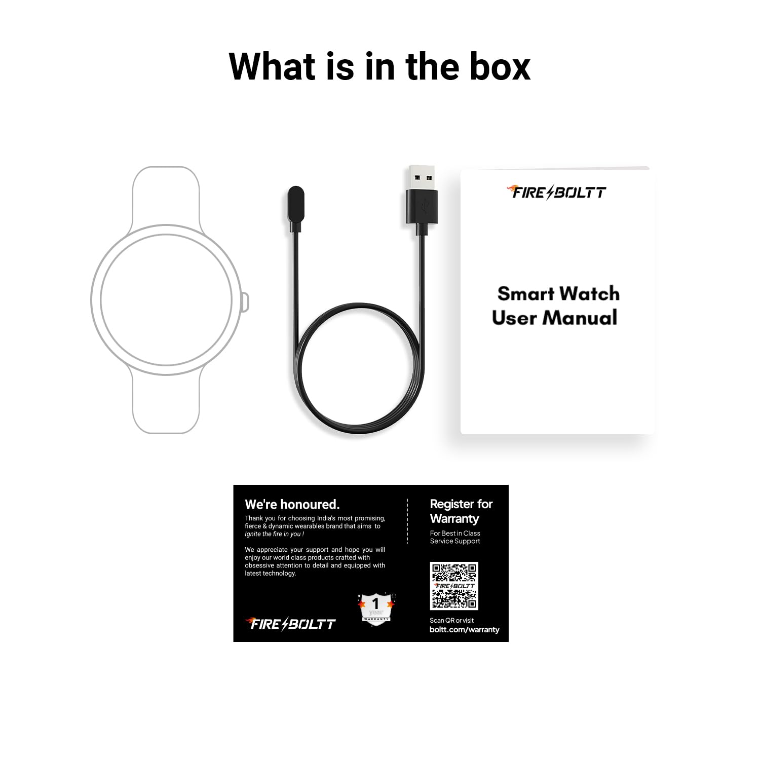 Fire-Boltt Phoenix Smart Watch with Bluetooth Calling 1.38,120+ Sports Modes, 240 * 240 PX High Res with SpO2, Heart Rate Monitoring & IP67 Rating (Black)