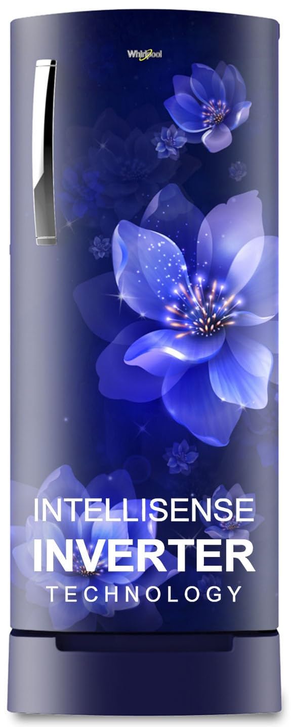 Whirlpool 192 L 4 Star Icemagic Pro Inverter Direct-Cool Single Door Refrigerator (215 IMPRO ROY 4S Inv SAPPHIRE MULIA-Z, Base Stand with Drawer, 2023 Model)