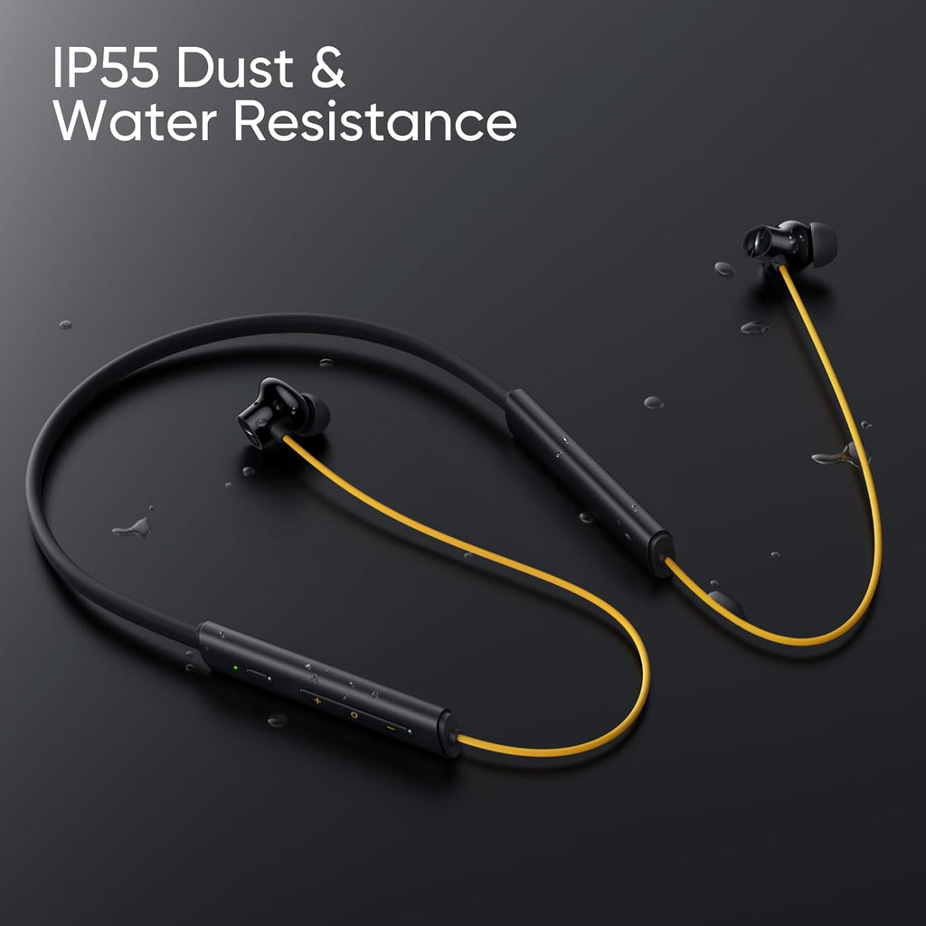 realme Buds Wireless 3 in Ear Bluetooth Headphones,30dB ANC, Spatial Audio,13.6mm Dynamic Bass Driver,Upto 40 Hours Playback, Fast Charging, 45ms Low Latency for Gaming,Dual Device Connection (Black)