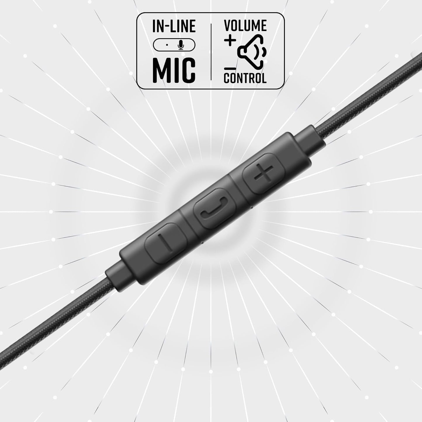 ZEBRONICS Buds 50C in Ear Type-C Earphone Wired Headphones with in-Line Mic, Metallic Design, Volume Control, 1.2M Cable, 14Mm Driver with Wired Connection