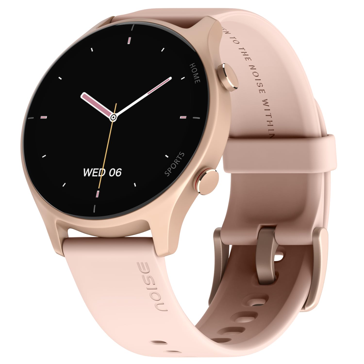 Noise Twist Round dial Smart Watch with Bluetooth Calling, 1.38" TFT Display, up-to 7 Days Battery, 100+ Watch Faces, IP68, Heart Rate Monitor, Sleep Tracking (Jet Black)