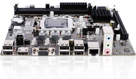 Assembled Desktop PC with Core i3, 8GB DDR3 RAM, 1TB HDD + 128GB SSD, Windows 11 Home, MS Office, 19-Inch LED Screen, Complete Computer Setup (Black, 7 Kg