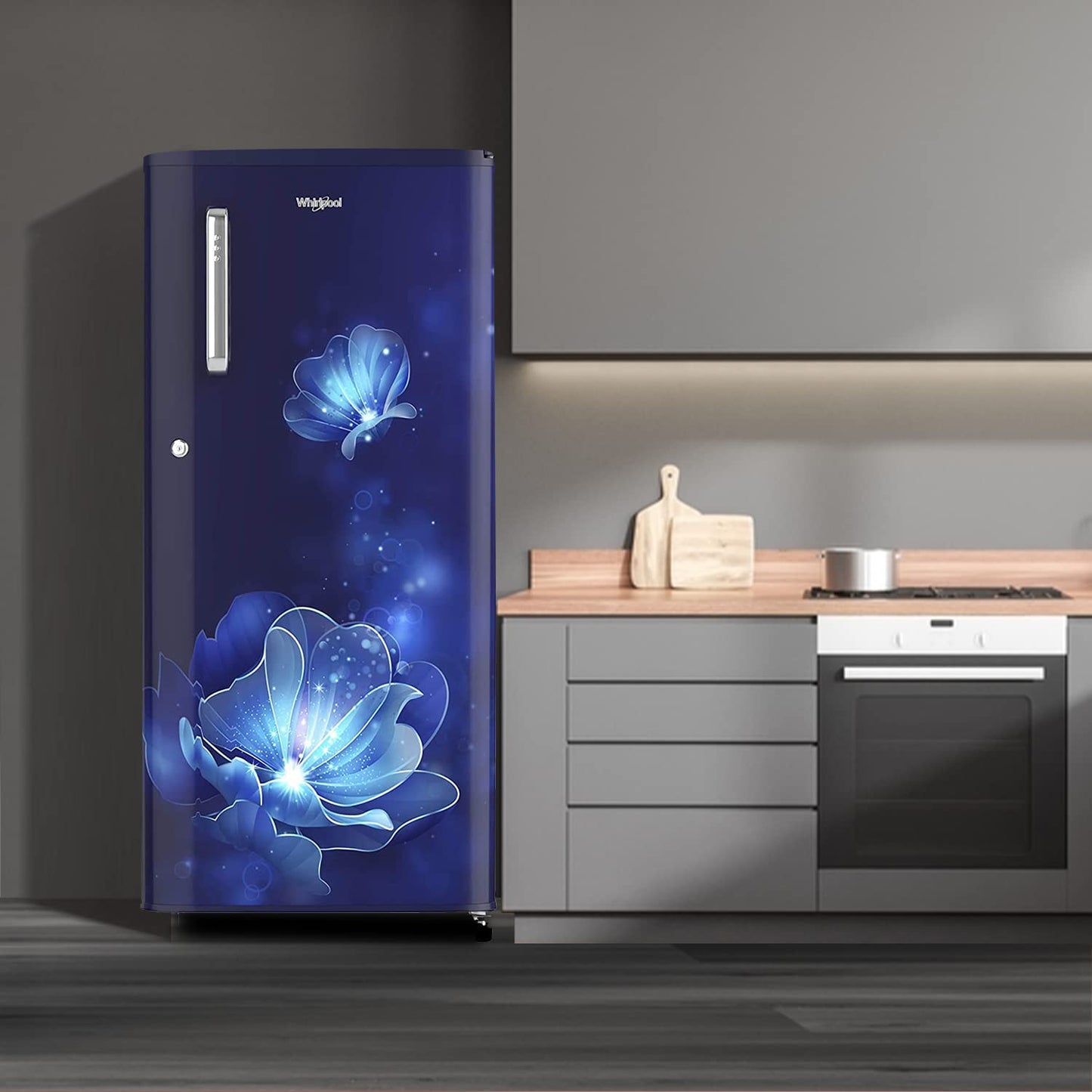 Whirlpool 184 L 3 Star Direct-Cool Single Door Refrigerator (205 WDE PRM 3S SAPPHIRE RADIANCE-Z, 2023 Model)