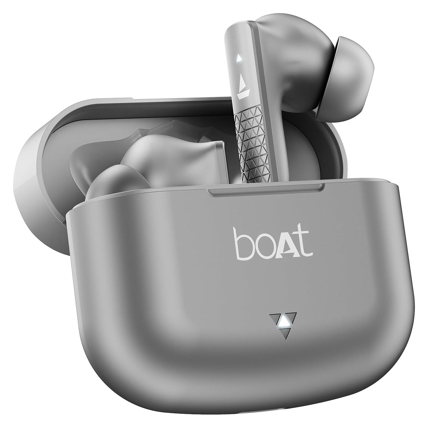 boAt Airdopes 91 Prime, 45HRS Battery, 13mm Drivers, Metallic Finish, Low Latency,ENx Tech, Fast Charge, v5.3 Bluetooth Earbuds, TWS Ear Buds Wireless Earphones with mic (Sonic Silver)