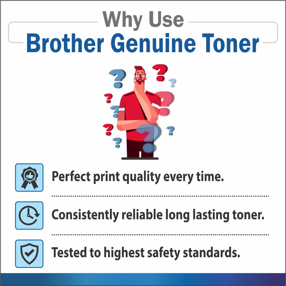 Brother Toner TN-B021 Has 2600 Pages Yield Compatible with HL-B2000D HL-B2080DW HL-B2100DB HL-B2180DWB DCP-B7500D DCP-B7535DW DCP-B7600DB DCP-B7640DWB DCP-B7620DWB MFC-B7717DW MFC-B7810DWB