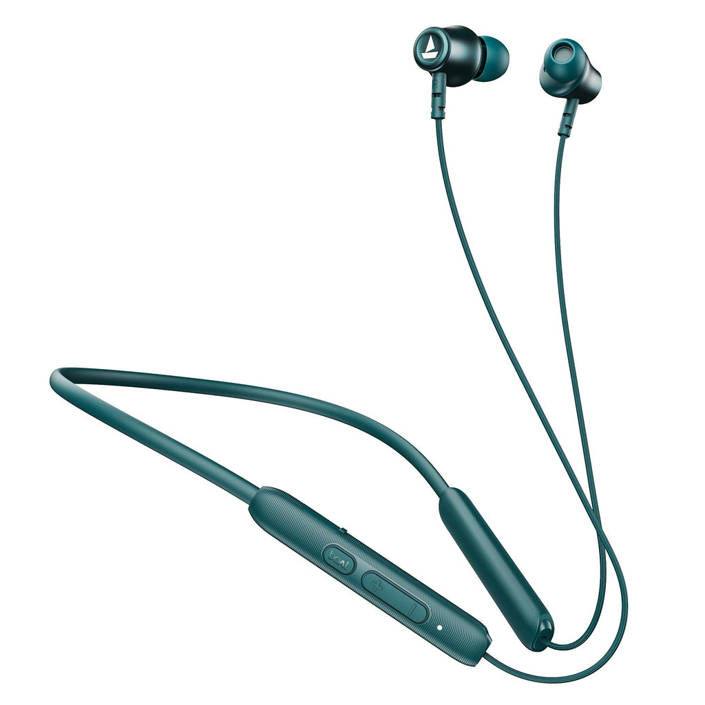 boAt Rockerz 245 v2 Pro, 30HRS Battery, ENx Tech, Fast Charge, Low Latency, Dual Pairing, Magnetic Ear Buds, IPX5, Type-C Interface, Bluetooth Neckband with Mic in Ear Earphones (Active Black)