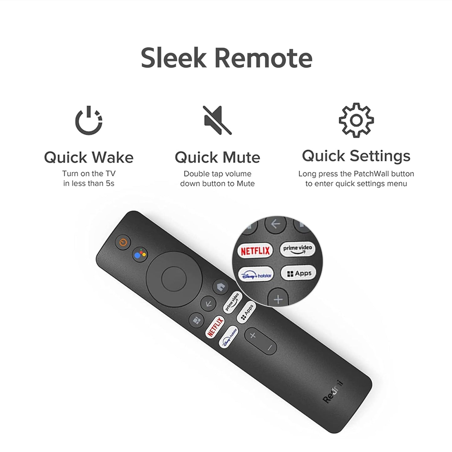 Mi 108 cm (43 inches) 5X Series 4K LED Smart Android TV with Dolby Vision & 30W Dolby Atmos (Grey)