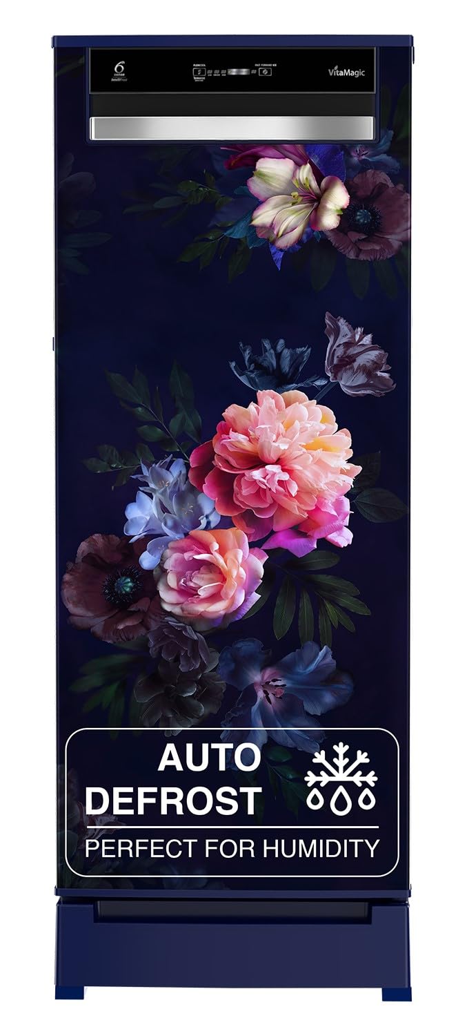 Whirlpool 192 L 3 Star Vitamagic PRO Frost Free Direct-Cool Single Door Refrigerator (215 VMPRO PRM 3S RADIANT STEEL-Z Fridge, Silver, Auto Defrost Technology)