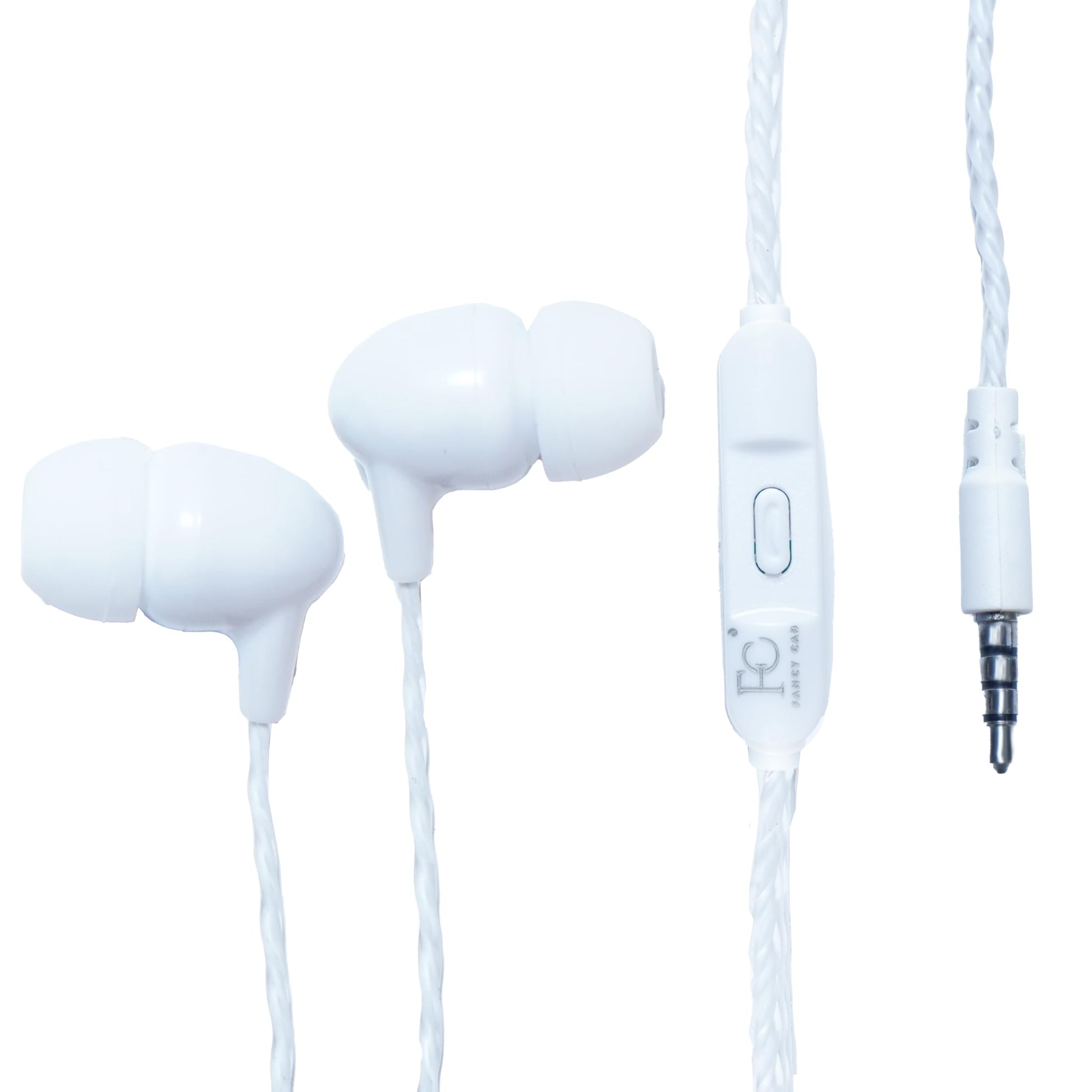 FANCYCAB Wired in Earphones with in-line Mic for Clear Calling | Hands-Free Wired in Earphones | 10mm | Frequency Range – 18-20,000 Hz | Sensitivity – 116 + 3dB | 32 ohms | Wire Length – 13 cm - BLACK