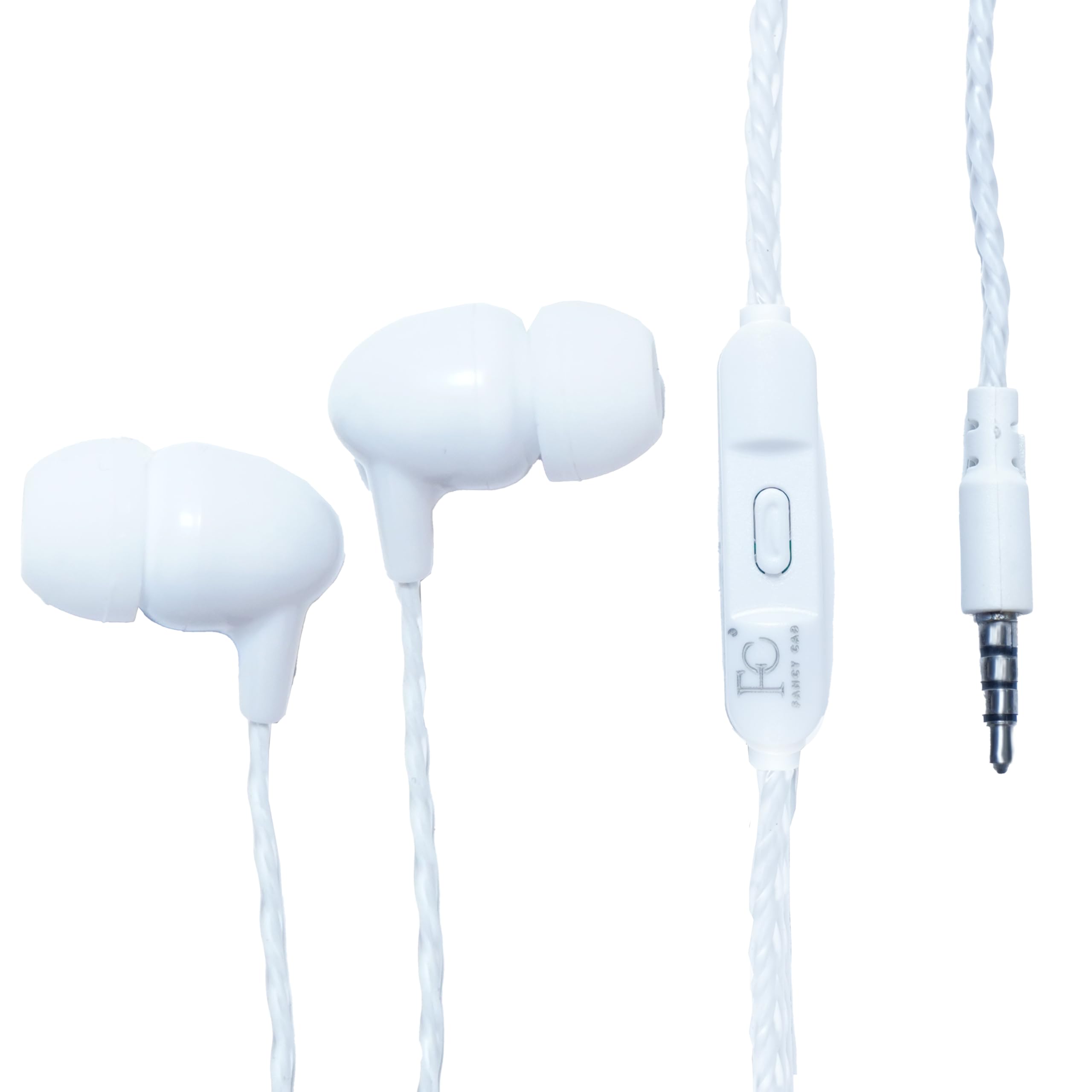 FANCYCAB Wired in Earphones with in-line Mic for Clear Calling | Hands-Free Wired in Earphones | 10mm | Frequency Range – 18-20,000 Hz | Sensitivity – 116 + 3dB | 32 ohms | Wire Length – 13 cm - BLACK