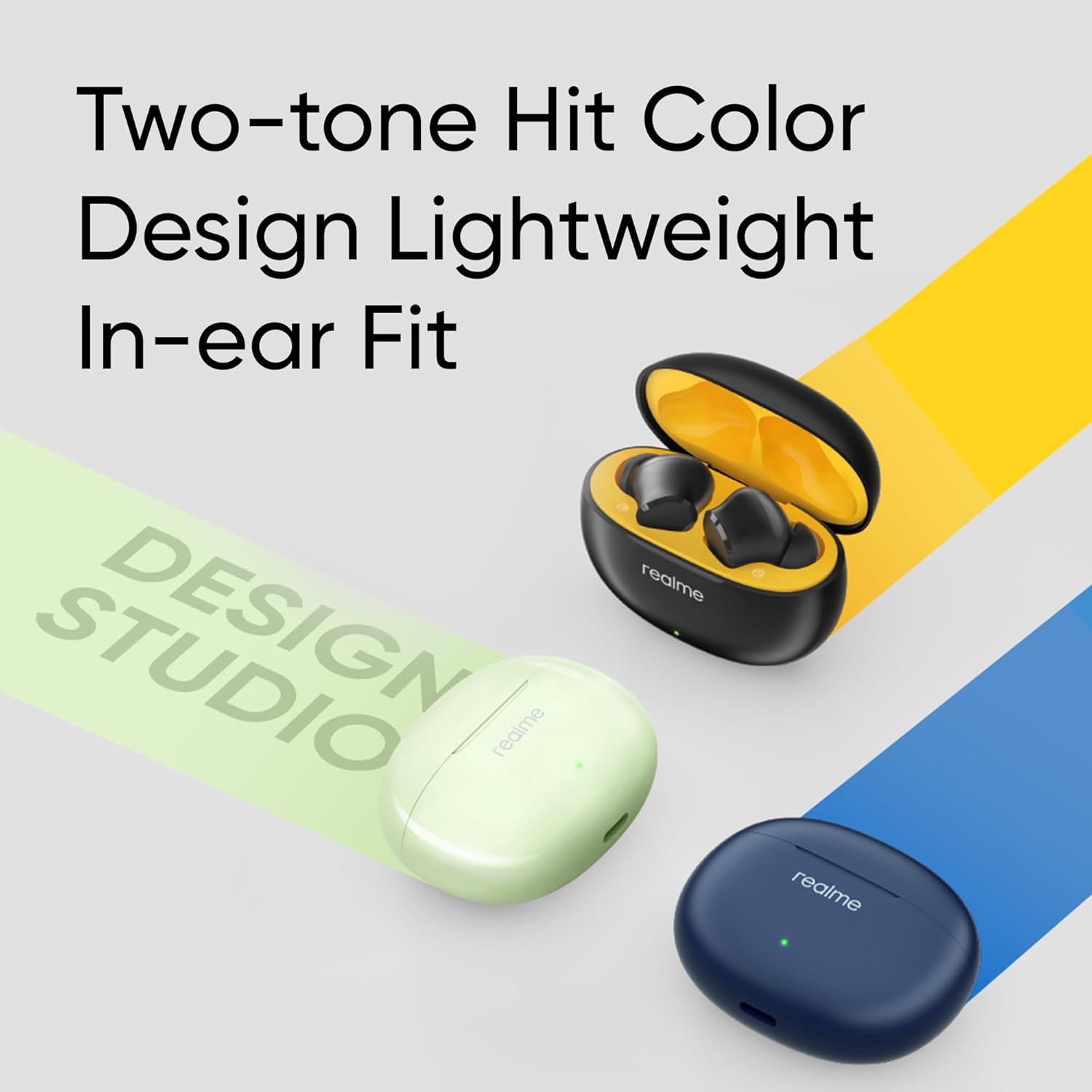 realme Earbuds T110 with Ai Enc for Calls, Upto 38 Hours of Playback and Fast Charging Bluetooth in Ear Headset (Country Green, True Wireless)