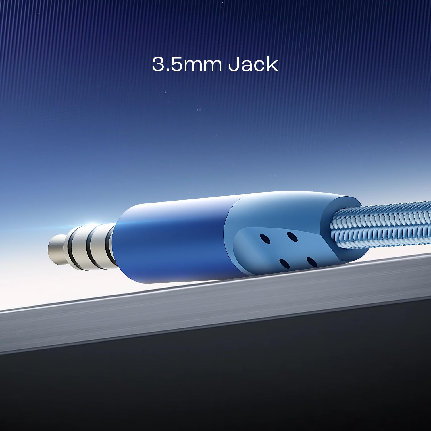 boAt Bassheads 162 V2 Wired Earphones with 10Mm Drivers, Metallic in Ear Earbuds, Integrated Controls, in-Line Microphone, Ergonomic Fit, Braided Cable & 3.5Mm Jack(Calm Blue)