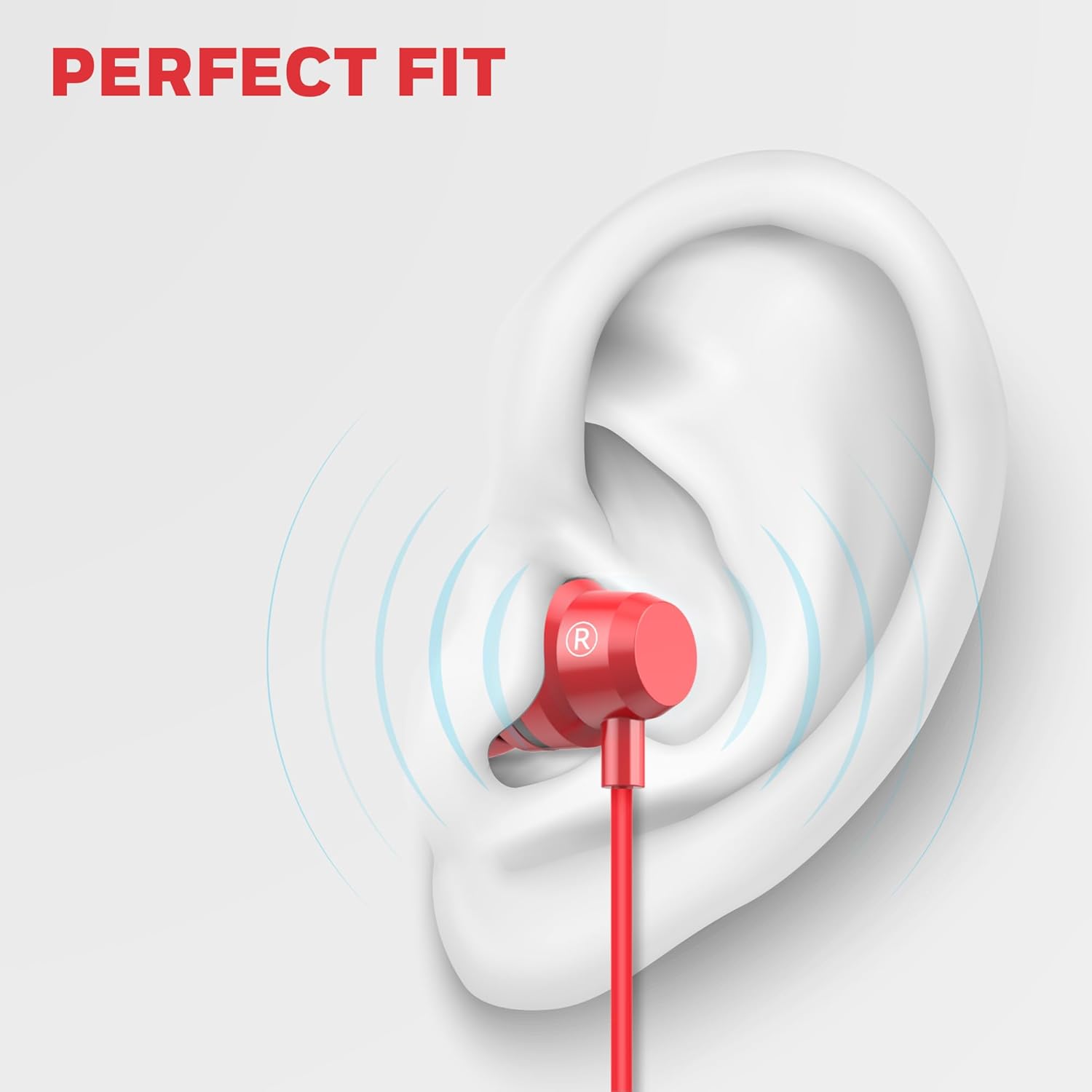 Honeywell Moxie V50 Wired Earphones with Built in Mic, 10mm*2 Drivers, Passive Noise Cancellation, Deep Bass & Clear Sound, Ultra HD Mic Quality, 3.5mm AUX, Voice Assistant Enabled, 1.2 Mtr