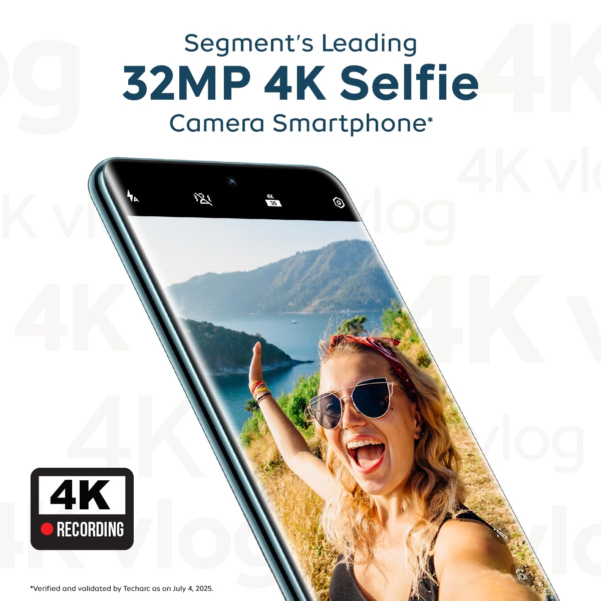 iQOO Z10R 5G (Aquamarine, 12GB RAM, 256GB Storage) | 32MP 4K Selfie Camera | Quad-Curved AMOLED Display | Dimensity 7400 Processor with 750K+ AnTuTu Score