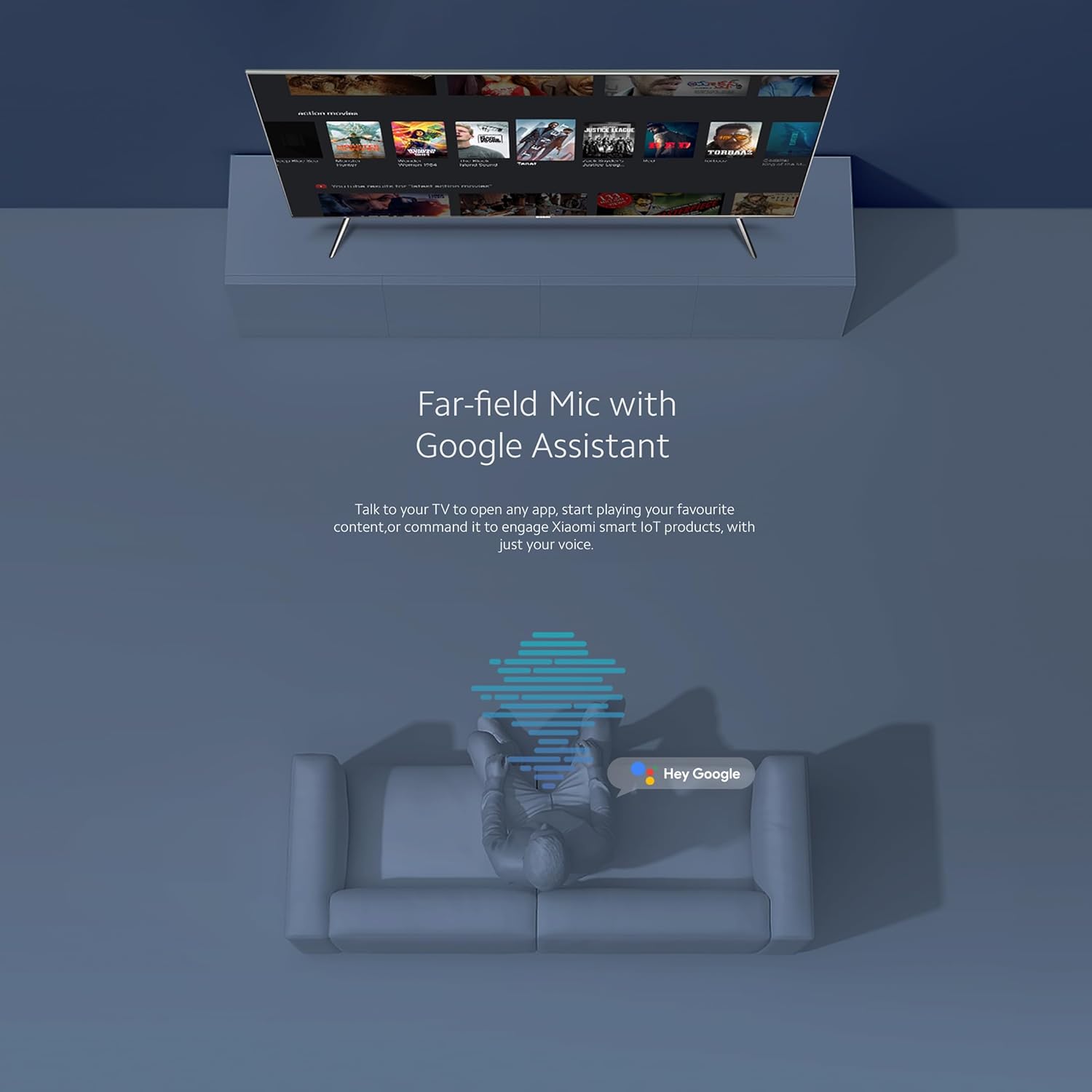 Xiaomi 125 cm (50 inches) X Pro 4K Dolby Vision IQ Series Smart Google LED TV L50M8-5XIN (Black)