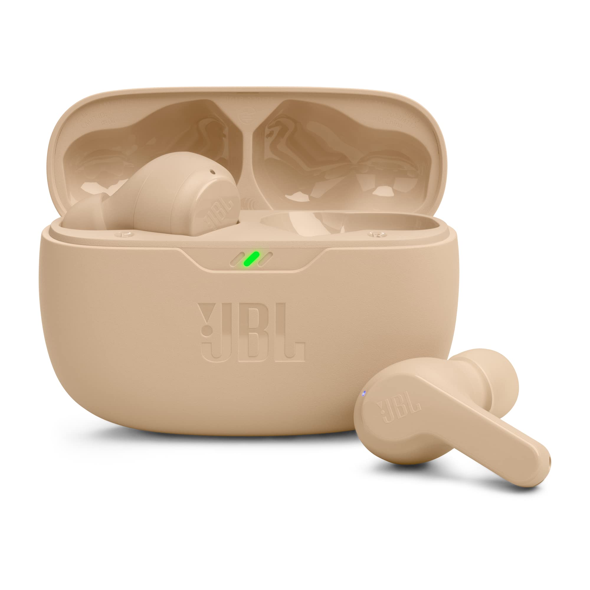 JBL Vibe Beam in-Ear Wireless Earbuds (TWS) with Mic,App for Customized Extra Bass Eq,32 Hours Battery&Quick Charge,Ip54 Water&Dust Resistance,Ambient Aware&Talk-Thru,Google Fastpair (Black)