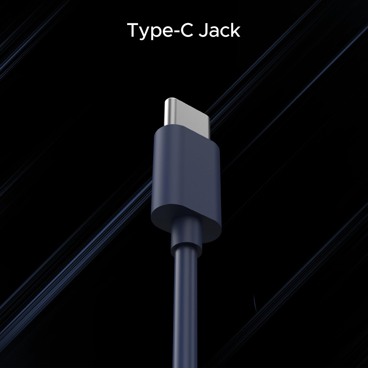 boAt Newly Launched Bassheads 100 C Wired in Ear Earphones with Type-C Jack, in-Line Microphone, 10Mm Drivers, Signature Sound, Integrated Controls & Multi-OS Compatibility(Navy Blue)