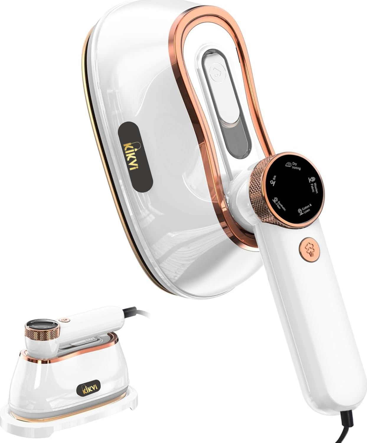 Iron for clothes, Steamer for Clothes & Iron 2in1,Steam Iron for Travel Ironing foldable steamer cloth dryer,portable handheld garment drying,1200W Travel Steam Iron,5 Modes LCD,180ml for 20 Min Steam