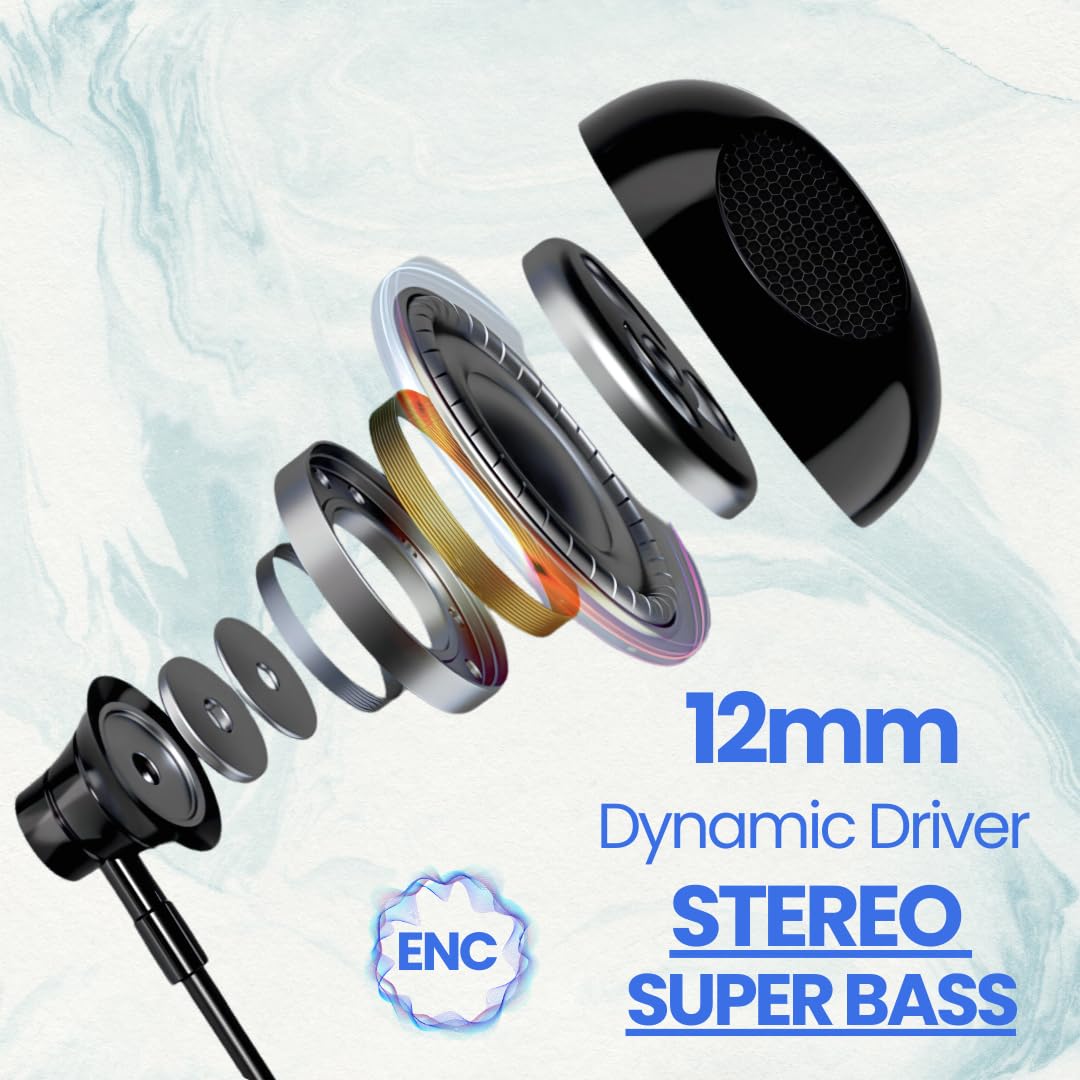 ModishOmbre Beast Wireless Neckband | 24HRS Playtime | Fast Charging Bluetooth Earphones | Auto Connect | Deep Bass HD Sound | Noise Reduction Mic | IPX4 Water Resistant
