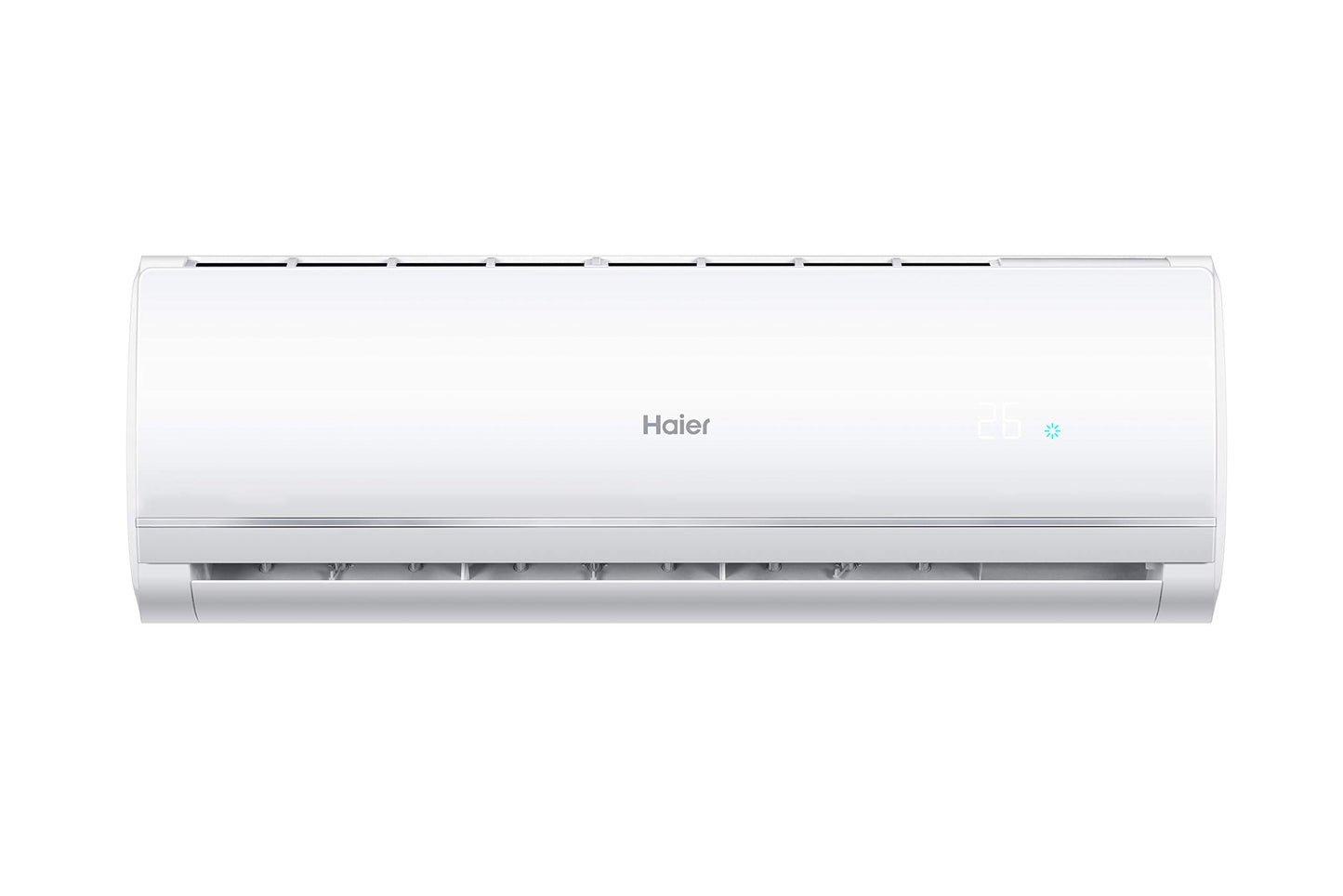 Haier 2.4 Ton 3 Star HEXA Inverter Split AC (7980 Watts, Copper, Super Heavy Duty, 7 in 1 Convertible, HD Filter, Cools at 60°C, 20 Mtrs Air Throw - HSU80SHD-AOW3BN-INV,White)