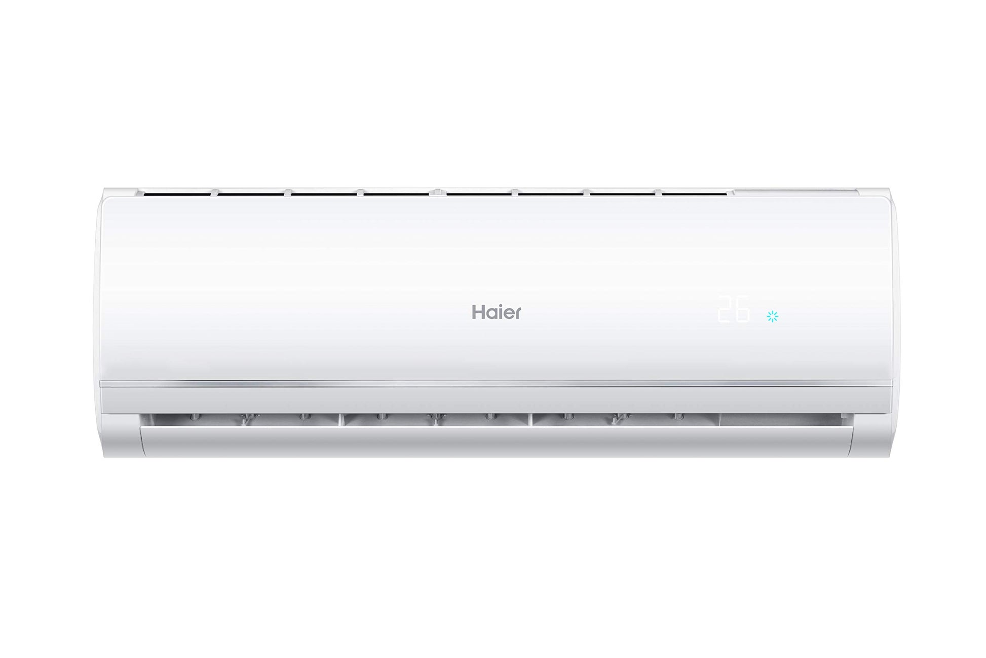Haier 2.4 Ton 3 Star HEXA Inverter Split AC (7980 Watts, Copper, Super Heavy Duty, 7 in 1 Convertible, HD Filter, Cools at 60°C, 20 Mtrs Air Throw - HSU80SHD-AOW3BN-INV,White)