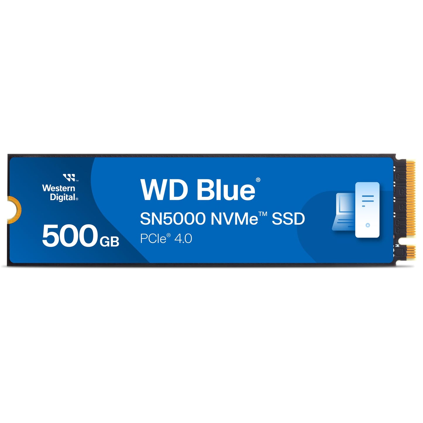 Western Digital WD Blue SN5000 NVMe 1TB, Upto 5150MB/s R, 4900MB/s W, 5Y Warranty, PCIe Gen 4 NVMe M.2 (2280), Gaming Storage, Internal Solid State Drive (SSD) (WDS100T4B0E)