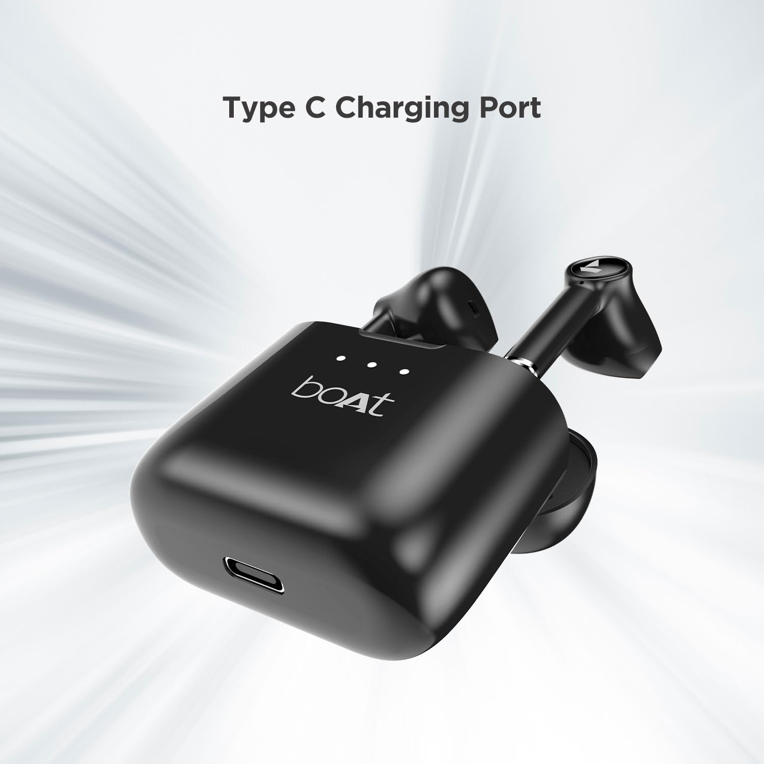 boAt Airdopes 131/8 with 60 Hrs Playback, ASAP Charge Truly Wireless Bluetooth in Ear Earbuds with Mic (Active Black)