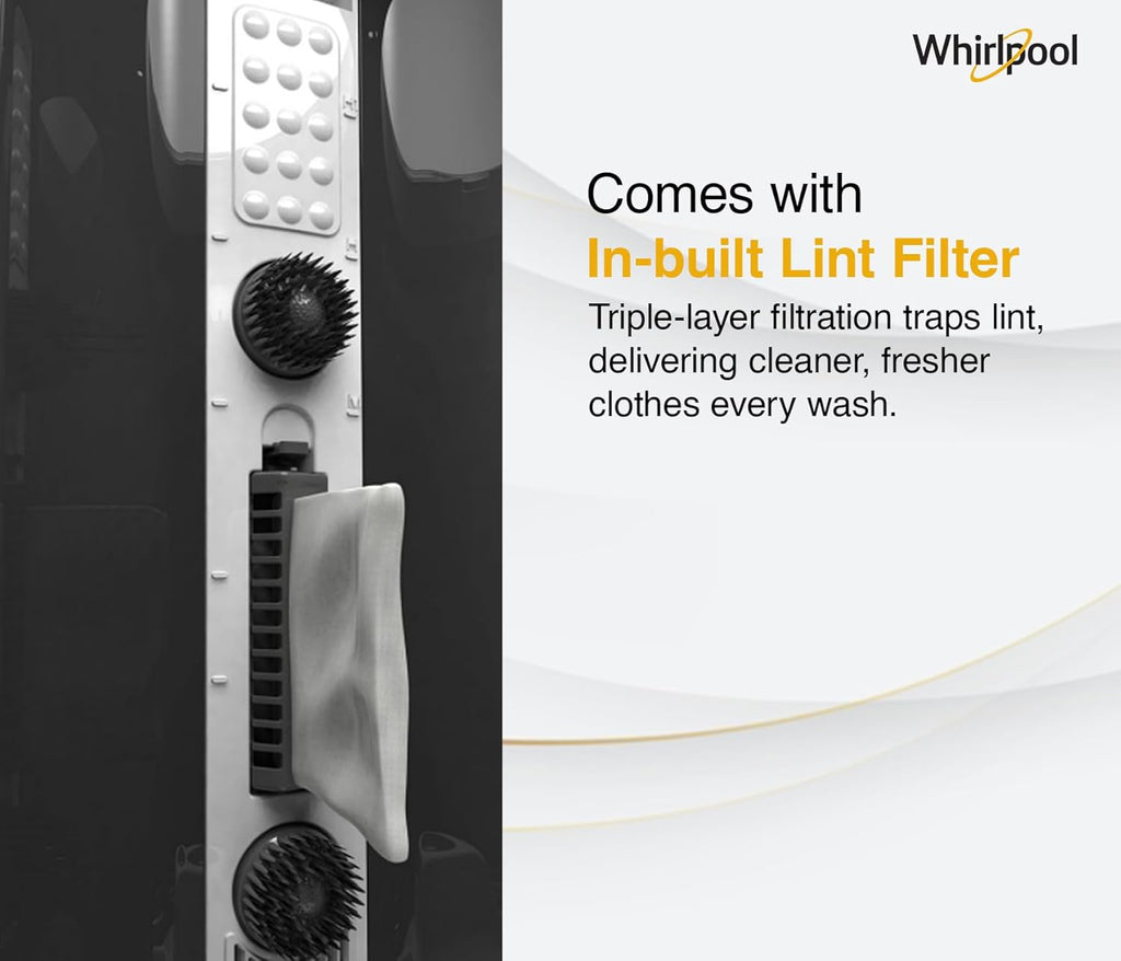 Whirlpool 7.0 Kg 5 Star MAGIC CLEAN Semi-Automatic Top Loading Washing Machine (MAGIC CLEAN RYL SRS 7.0 GREY DAZZLE (5YR), 4 Year Comprehensive Warranty, 1400 RPM Motor, 5 Year Motor Warranty)