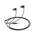 amazon basics in-Ear Wired Earphones with 9 mm Dual Drivers, in-Line Mic, Powerful Bass, Noise Isolation, 3.5 mm Audio Jack (Black and Red)