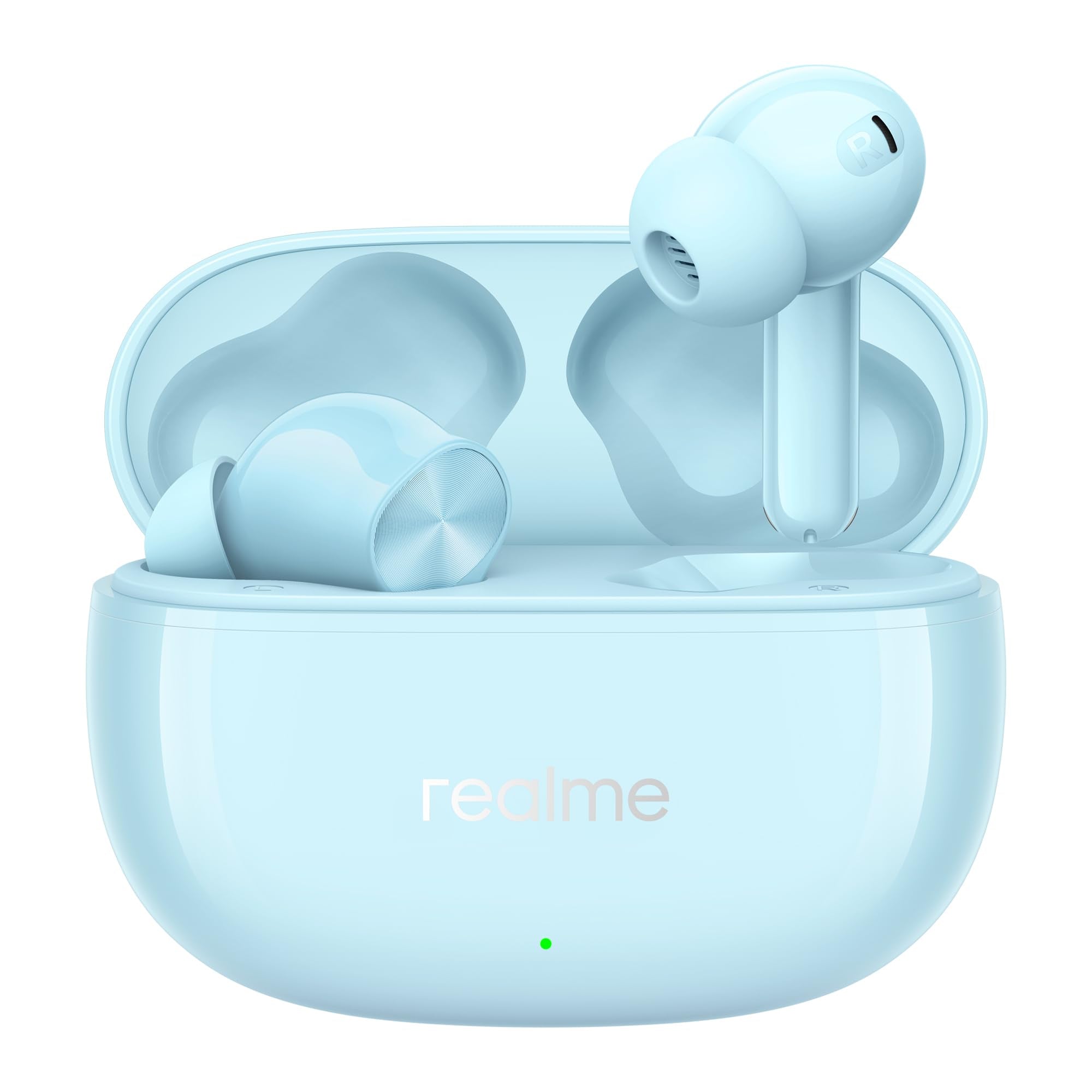 realme Buds T200 Lite Bluetooth in Ear Earbuds,4 Mic, AI ENC for Calls,48 Hours Total Playback with Fast Charging and Ultra Low Latency Gaming TWS,Google Fast Pair,with mic (Aurora Purple)