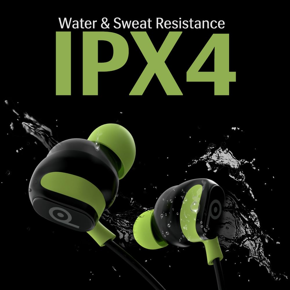 Lava Probuds E1c in Ear Earphone | 12mm Bass Boosted Copper Driver with Pocket Comfy C Type Jack with Wire Protector | Dual Tone Stylish Design | in-Built Mic | IPX4 Water Resistant (Black)