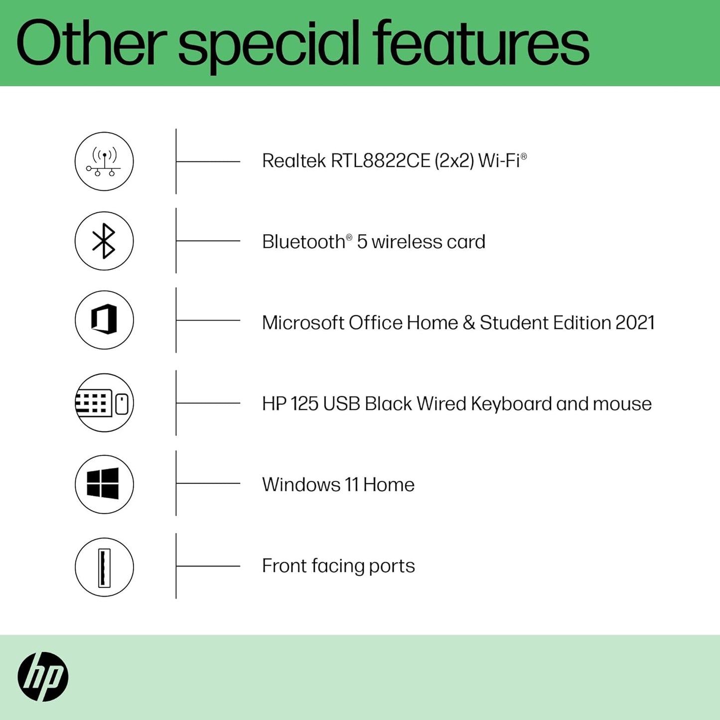 HP Slim Tower 12th Gen Intel Core i3-Processor:Intel Core i3-12100 (16GB RAM/512GB SSD/Black Wired Keyboard & Mouse/Intel UHD Graphics 730/Windows 11/MS Office 21/Dark Black), S01-pF2001in