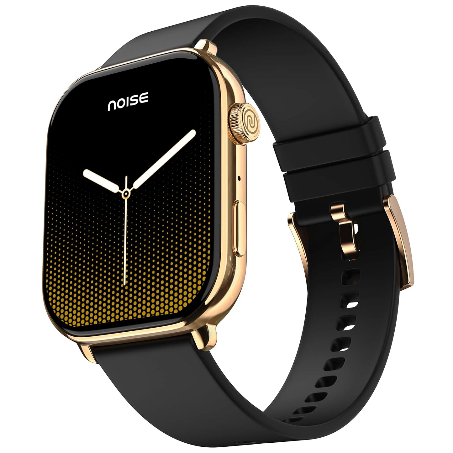 Noise Pulse 4 Max Smart Watch with AI Create (India's 1st Ever with Unlimited Watch Faces), AI Search, 1.96" AMOLED Display, Functional Crown, Premium Metallic Finish, Health Suite (Jet Black)