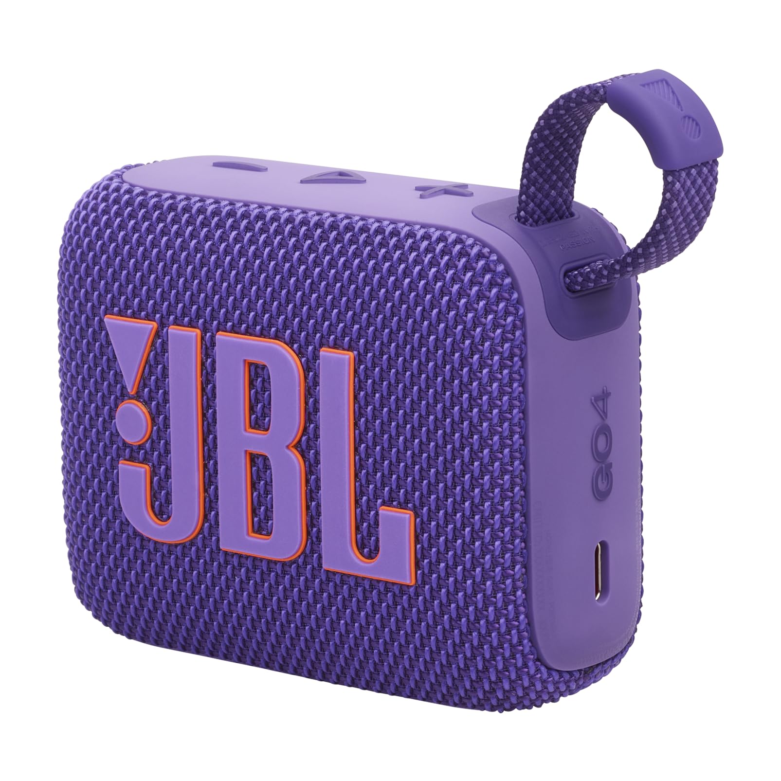 JBL Go 4, Wireless Ultra Portable Bluetooth Speaker, Pro Sound, Vibrant Colors, Water & Dust Proof, Type C (Without Mic, Black)