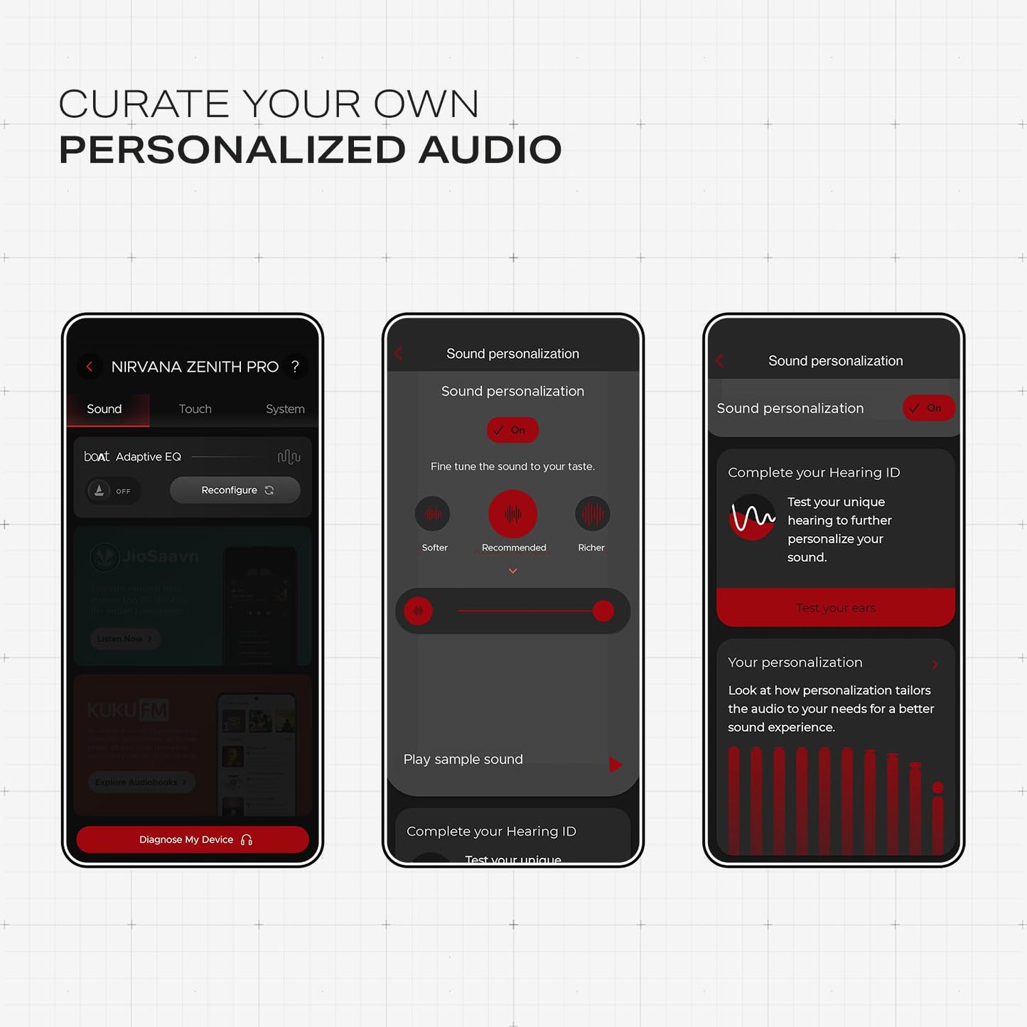 boAt Nirvana Zenith Pro (2025), 50dB Hybrid Adaptive ANC, Spatial Audio, Hi-Res Audio LDAC, 6Mics AI-ENx, 80 Hrs Battery, Bluetooth Earbuds, TWS Ear Buds Wireless Earphones with mic (Platinum Gold)