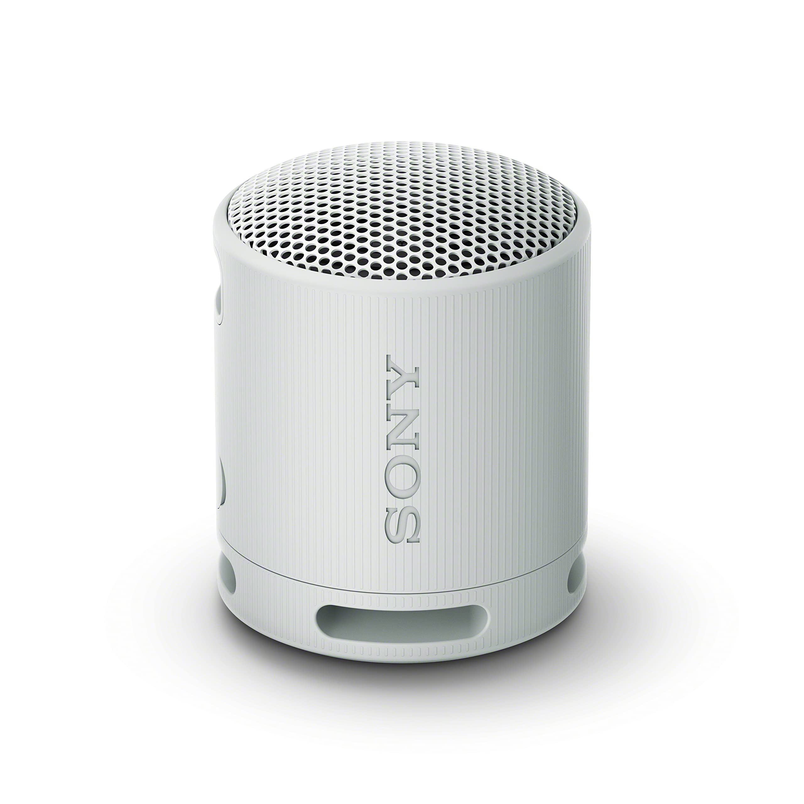 Sony SRS-XB100 Wireless Bluetooth Portable Lightweight Super-Compact Travel Speaker, Extra-Durable IP67 Waterproof & Dustproof, 16 Hrs Batt, Versatile Strap, Extra Bass & Hands-Free Calling-Black
