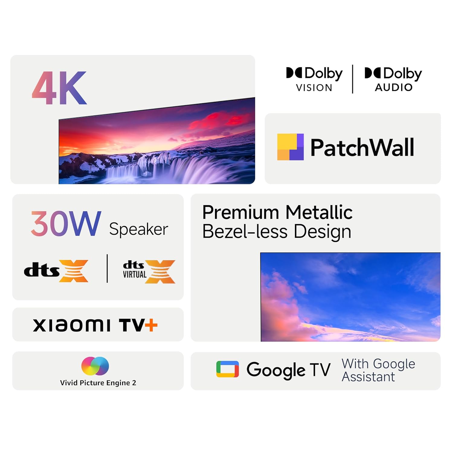 Xiaomi MI 108 cm (43 inches) A Pro 4K Dolby Vision Smart Google LED TV L43MA-AUIN (Black)